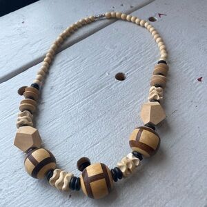 Unique geometric beaded necklace